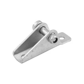 Gas pressure spring mounting shoe