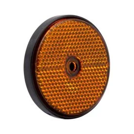 Reflektor orange – rund – Durchmesser 60 mm