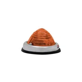 Positionsleuchte orange mit Chrom rund 70 mm