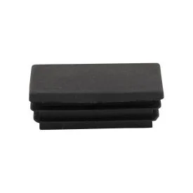 Einsteckkappe rechteckig 50 x 25 mm – schwarz