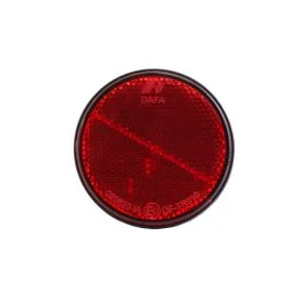 Reflector red round 70 mm