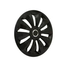 Hubcap Racing Black 14â€³