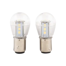LED-Kugellampe 12V Set 2 Stück BA15D – TOPGEAR