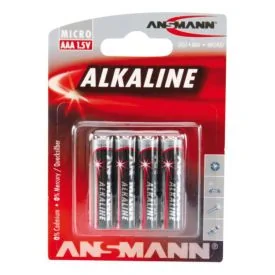 Alkaline Batterie AAA LR03 4 Stück - Ansmann