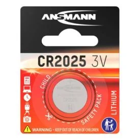 Lithium Knopfzelle CR2025 1 Stück - Ansmann