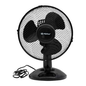 Tischventilator Alpina Ø23 cm SCHWARZ