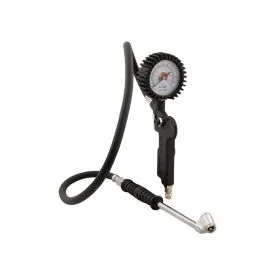Reifenfüller 75 cm Schlauch, Manometer und Pumpenstutzen - TOPGEAR
