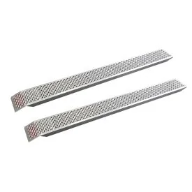 Auffahrrampe 200 cm 400 kg Tragkraft, Set aus 2 Stück