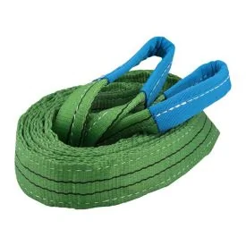Hebeband 2 Tonnen, grün, 4 Meter, doppellagig, Schlaufen - TRAILERGEAR
