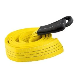 Hebeband 3 Tonnen, gelb, 6 Meter, doppellagig, Schlaufen - TRAILERGEAR