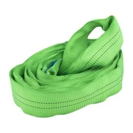 Rundschlinge 2 Tonnen, grün, 2 Meter, endloses Hebeband - TRAILERGEAR