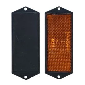 Reflektor rechteckig orange Schraubversion Set 2 Stück - TRAILERGEAR