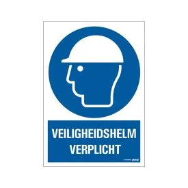Schild „Schutzhelm tragen Pflicht“ - 230x330 mm