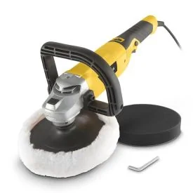 Winkelschleif-Poliermaschine 1200W Ø 180mm - 3 Zub. - POWERPLUS