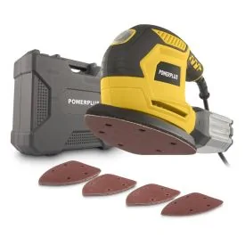 Handschleifer 220W - 15 Zub. - POWERPLUS