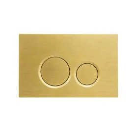 Bedienplatte BC – Gebürstetes Gold – für Geberit Duofix UP320 UP720 – WAHLBACH