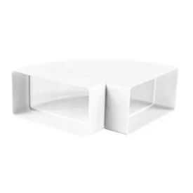 Flat duct 110x54mm bend horizontal