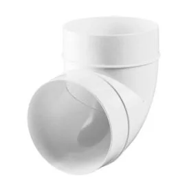 Ventilation tube Ø 125 mm 90° bend