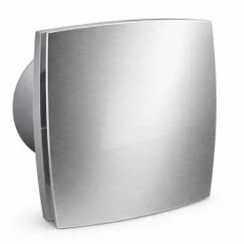 Badlüfter mit feuchtigkeitssensor und nachlauf 100 mm Aluminium LEISE