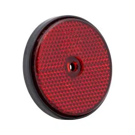 Round Reflector 60 mm red