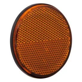 Reflector orange round 70 mm