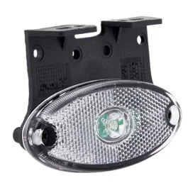 Position lamp/pendant lamp white with corner support LED
