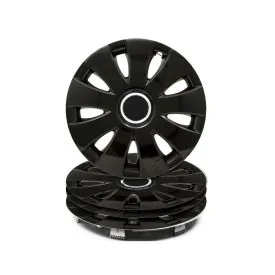 Hubcaps 13 inch Aura Black - set of 4 pieces