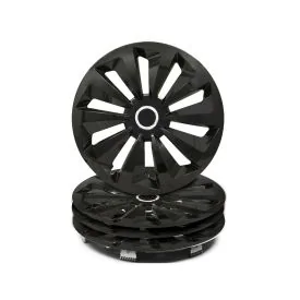 Hubcap Fox Black 13â€³ - set of 4 pieces