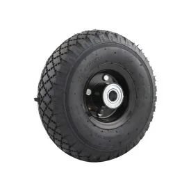 Separate wheel for nose wheel with pneumatic tire