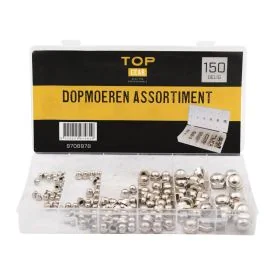 Cap nuts assortment 150 pieces - TOPGEAR