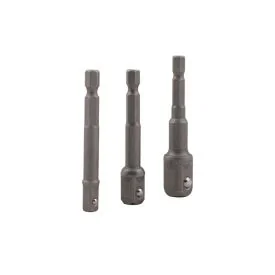 Bit adapter for sockets 1/4 3/8 and 1/2 - TOPGEAR