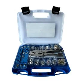 Ösen- und Druckknopf-Set + Zange Sortimentsbox 275-teilig - TOPGEAR