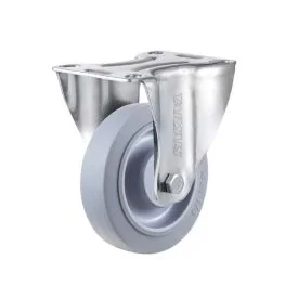 Fixed castor 125 mm TPE TARSUS Extra quiet