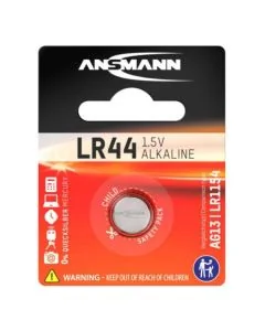 Alkaline Knopfzelle LR44 / AG13 - Ansmann