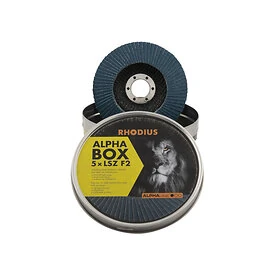 Flap disc 115 mm K40 5 in tin RHODUIS