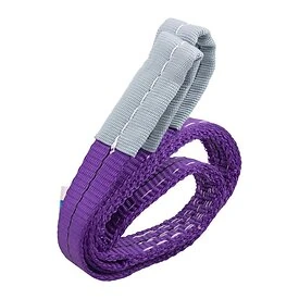 Hebeband 1 Tonne, violett, 1 Meter, verstärkte Schlaufen - TRAILERGEAR