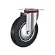 Swivel wheel 200 mm black rubber TARSUS
