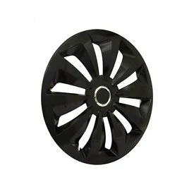 Hubcap Racing Black 15â€³