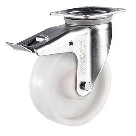 Heavy duty swivel castor with brake 200 mm nylon 700 kg - TARSUS