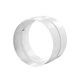 Ventilation tube Ø125 mm connector
