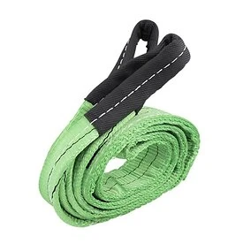 Hebeband 2 Tonnen, grün, 2 Meter, doppellagig, Schlaufen - TRAILERGEAR