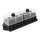 Fuse box for 8 fuses
