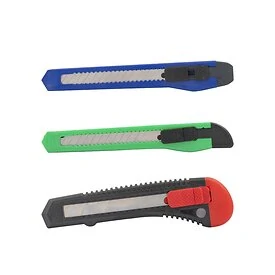 Set of 3-piece snap-off knives