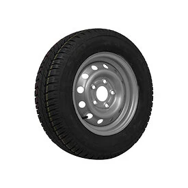 Complete trailer wheel 175/70 R13 stitch 5x112 retreaded tire