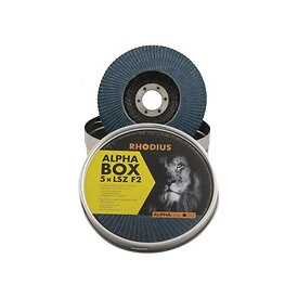 Flap disc 125 mm K80 5 pieces - RHODIUS