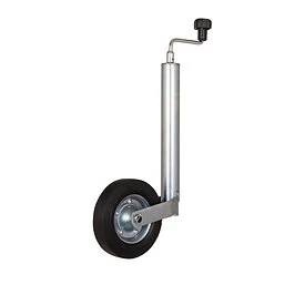Jockey wheel 48 mm steel rim - TRAILERGEAR