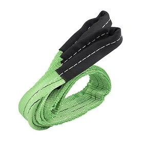 Hebeband 2 Tonnen, grün, 1,5 Meter, doppellagig, Schlaufen - TRAILERGEAR