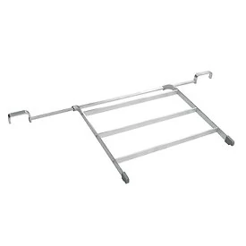 Aluminium hinged grid for stainless steel sink