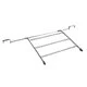 Aluminium hinged grid for stainless steel sink