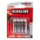 Alkaline Batterie AAA LR03 4 Stück - Ansmann